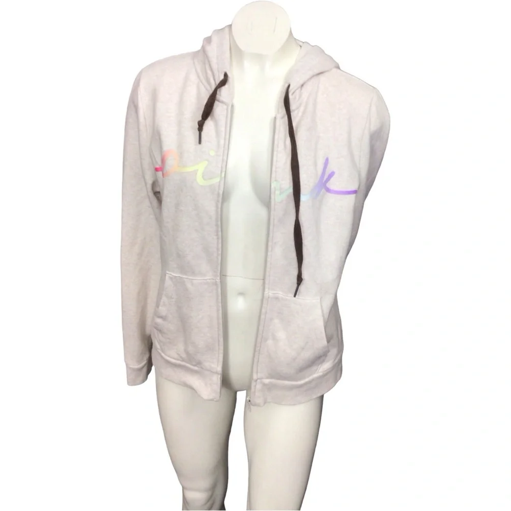 PINK Victoria's Secret‎ Women's Hoodie with Rainbow Logo